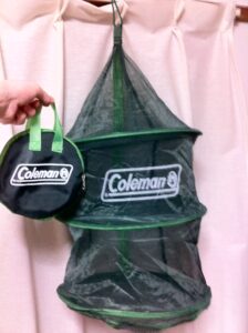 Coleman ハンギングドライネット(展開状態)