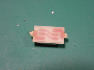 LEDバルブ側面の基板(半田面)
