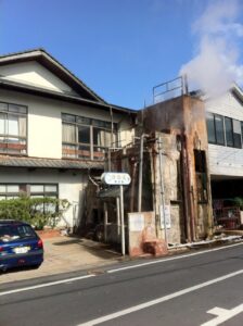 小浜温泉にある源泉のひとつ