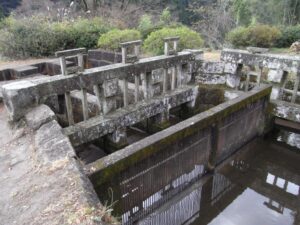 訪れたときは水が流れていませんでした