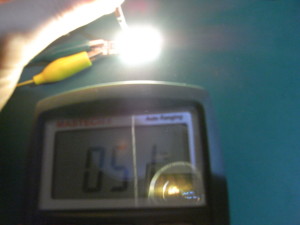 LED側面の温度(約50℃)