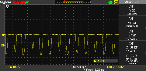 カブFI電源系統の電圧/波形を計測する