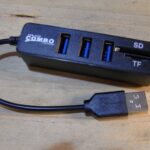 [レビュー] 安価な3ポートUSB-HUB(SDカードリーダ付き)