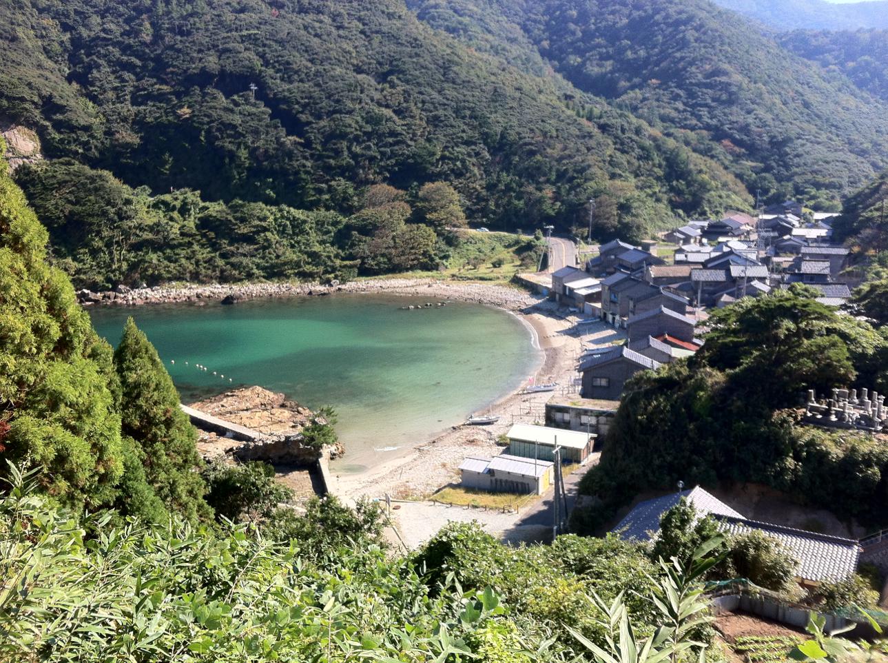 [自転車旅行] 2012/10/20：京都府豊岡市～兵庫県美方郡新温泉町(浜坂海岸レクリエーションセンター)