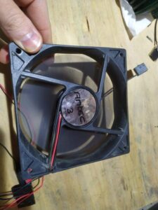 PCファン(120mm)の修理