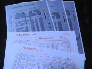 コース図を見ながらイメージトレーニング(これで下手くそながら完走出来ました)