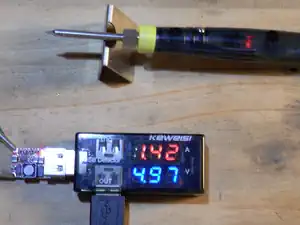 USB半田ごての消費電力